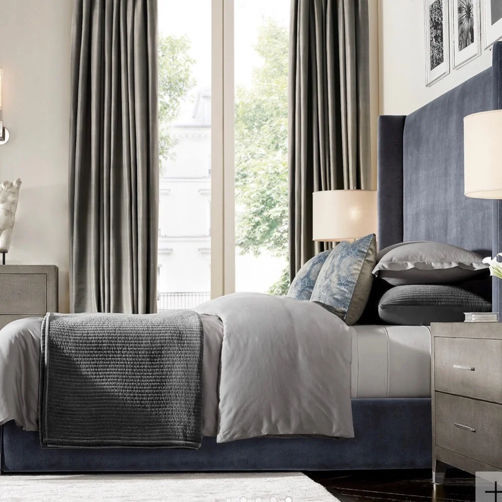 Restoration Hardware Thai Silk Solid Drape